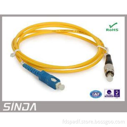 UPC 2.0mm Simplex Fiber Optic Patch Cord Singlemode patchco